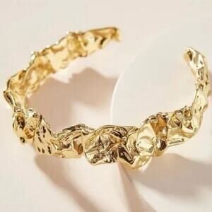 AMBER SCEATS Emery Cuff 24k gold plated brass $169